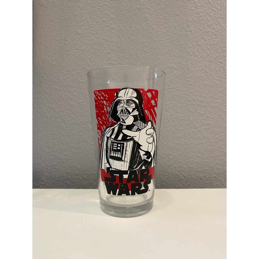 Zak Designs Star Wars Darth Vader/storm Trooper Dark Side -2 Sided Pint Glass